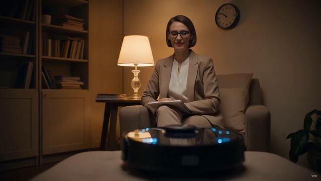 Сеанс терапии роботу пылесосу смотреть онлайн