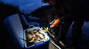 Добрались до второй избы. Супер рыбалка! Вечер у костра и в уютной избушке. Макароны по рыбацки!