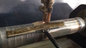 Наплавка роликов металлургических комбинатов под флюсом