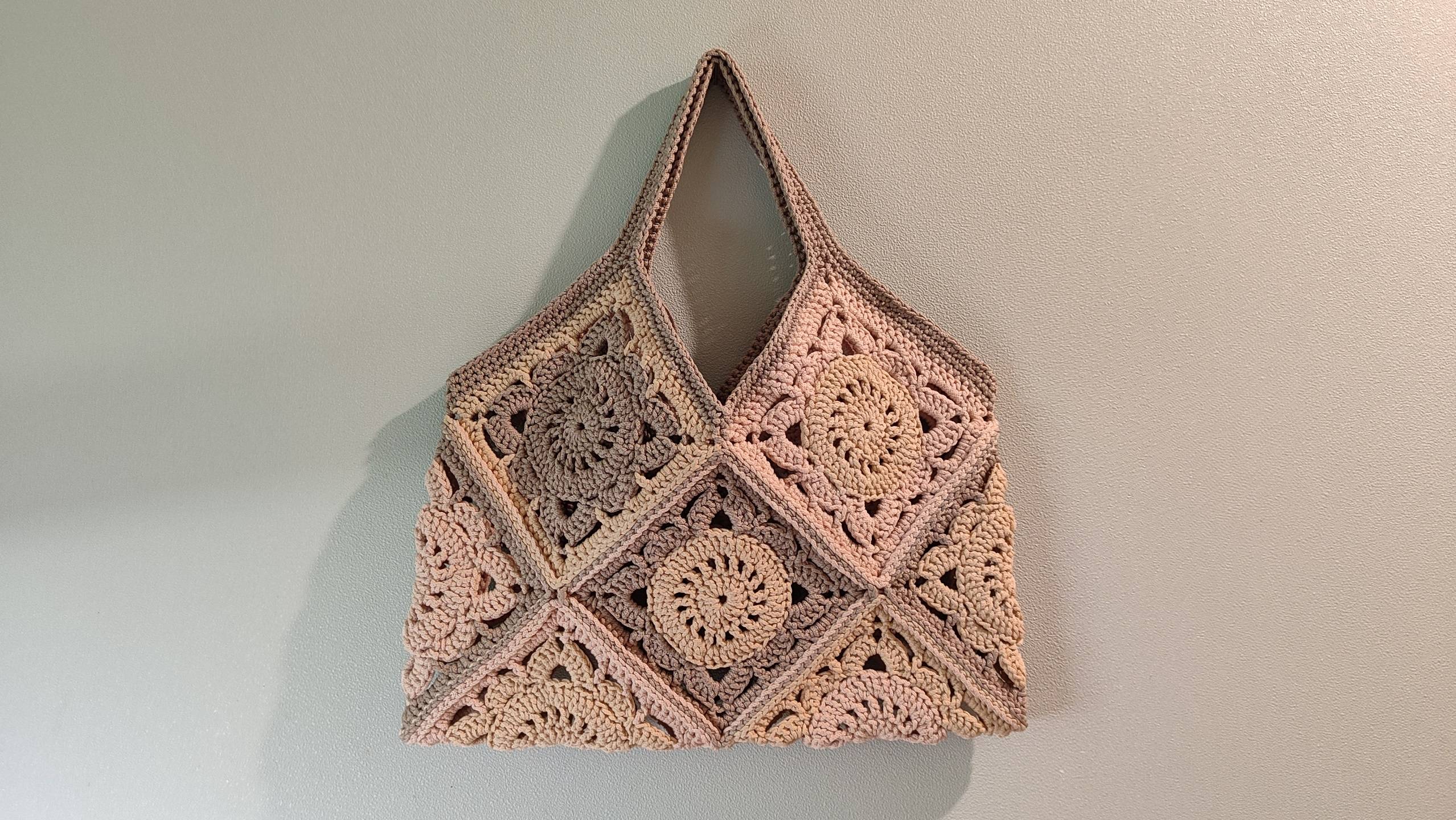 Сумка из квадратов  часть 2