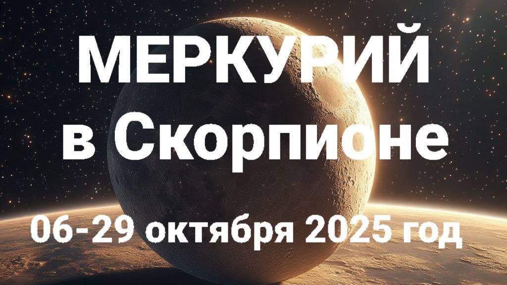 Меркурий в Скорпионе. Общий астрологический прогноз смотреть онлайн