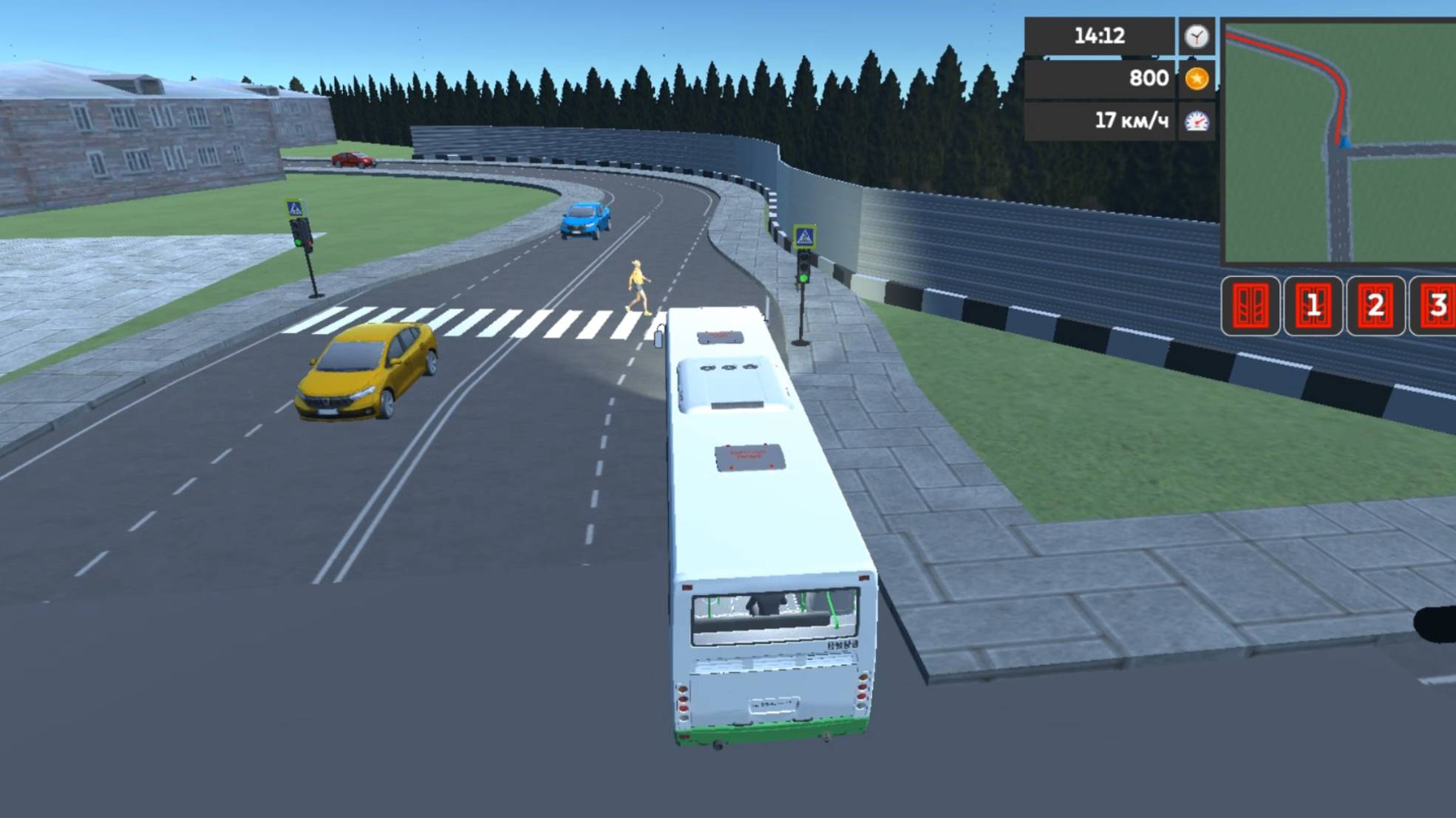 Яндекс игры Водитель Московского Автобуса! Современный лиаз !Пешеходы переходят на красный! смотреть онлайн