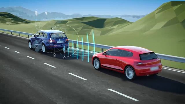 Collision avoidance system for vehicles moving in the same direction on the same traffic lane смотреть онлайн