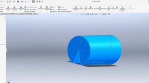 SOLIDWORKS. Повернутая бобышка основание