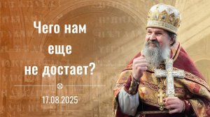 Где Бог, там всё. там вся полнота. Проповедь о. Андрея Лемешонка 17 августа (воскресенье) 2025 г.