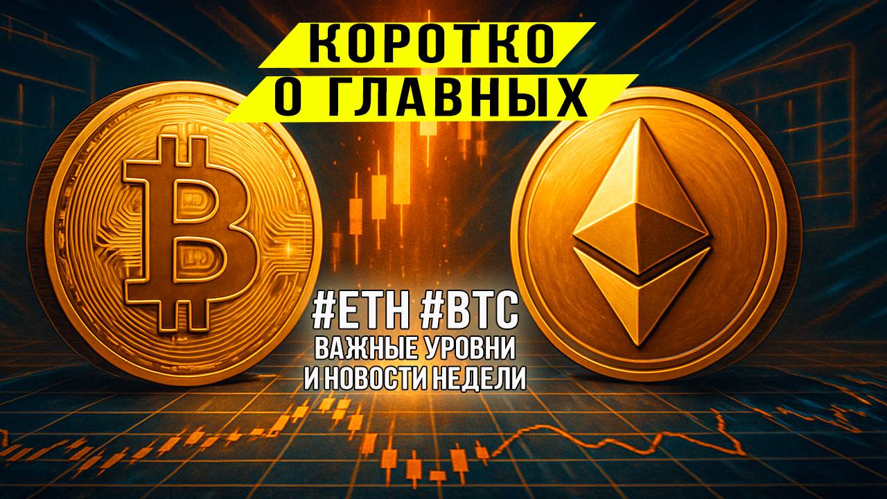 BTC и ETH - Важные уровни и новости недели смотреть онлайн