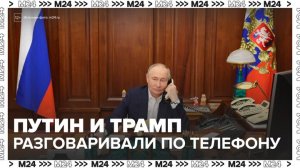 Путин и Трамп провели телефонный разговор - Москва 24