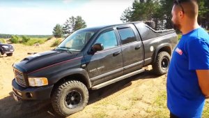 Злой Dodge Ram против непростого УАЗ Патриот. Битва на бездорожье. Оффроуд