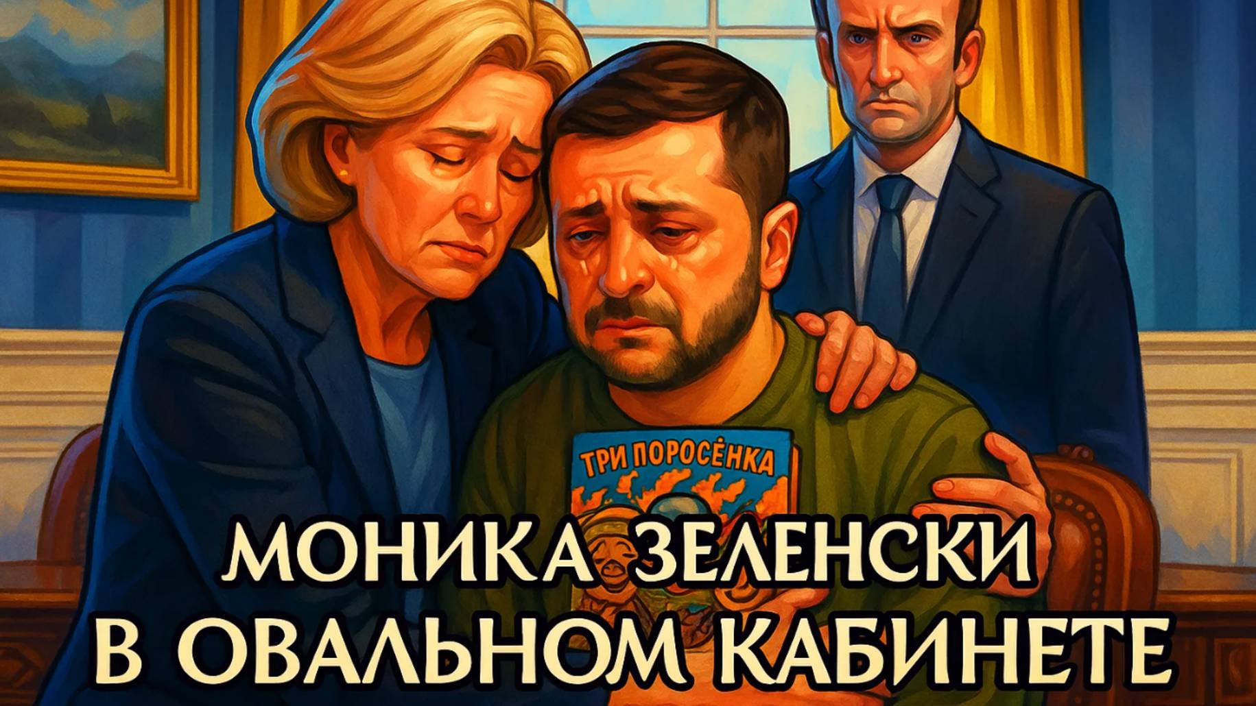 ЧМоника Зеленски в Овальном кабинете смотреть онлайн