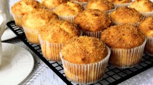 Творожные маффины к чаю