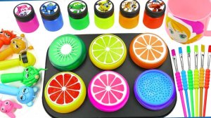 Мультики для детей. Разноцветные шарики и фрукты в форме. Смотреть онлайн яркие мультики для малышей