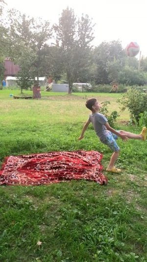 Удар через себя как у Рональду