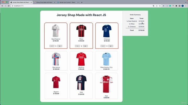 12. Project Updating The Order Details