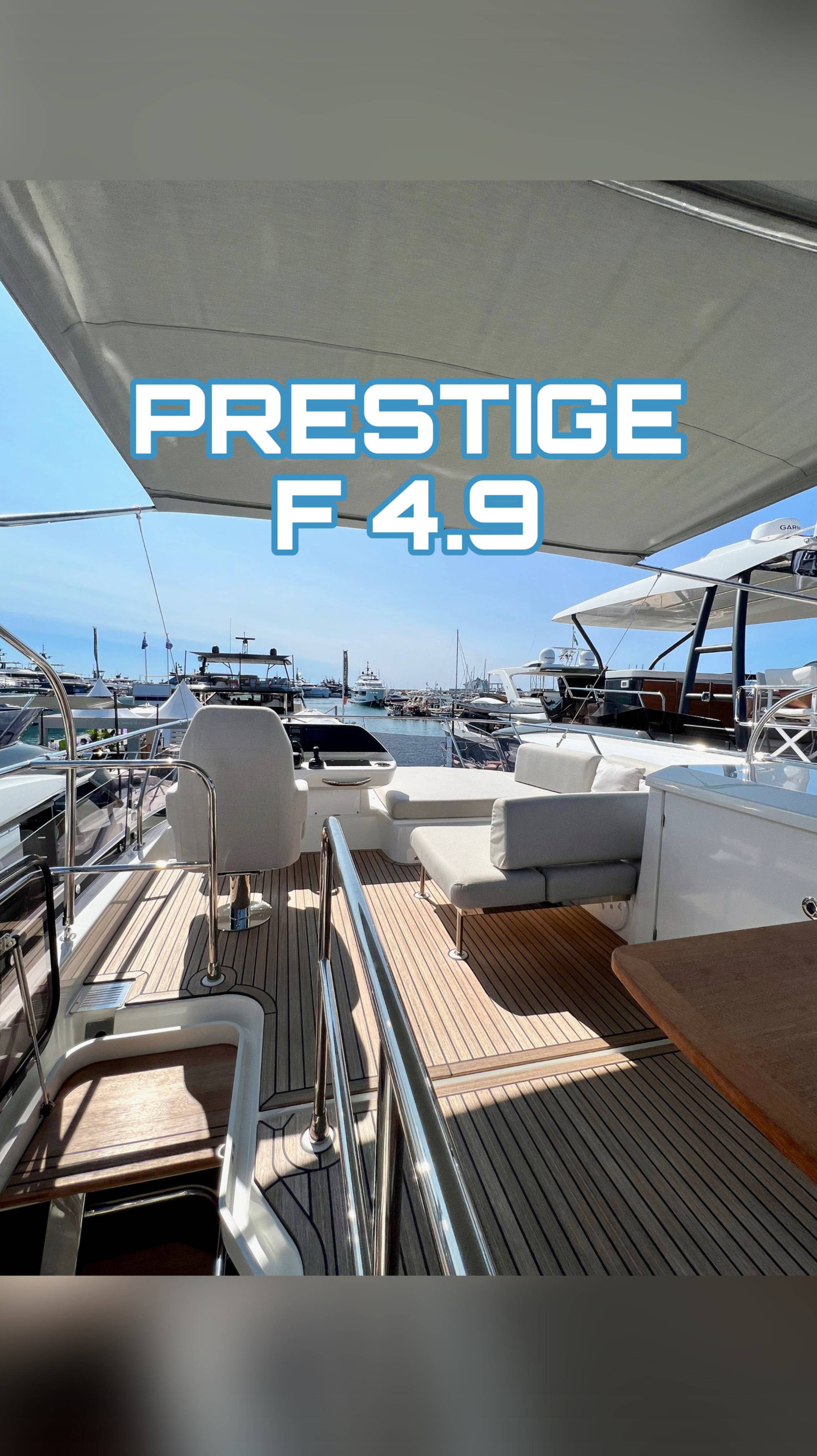 Prestige F4.9 – инновационная яхта, где роскошь встречается с функциональностью! смотреть онлайн