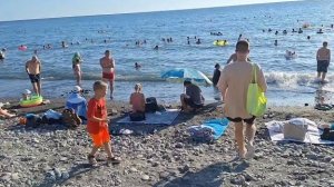 Адлер 15.08.2025г/Добрались/Вода и погода 👍/Поужинали в столовой Патисон