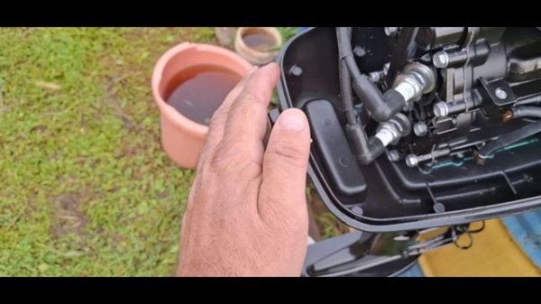 Краткий обзор двухтактного лодочного мотора parsun 9.8.,обкатка. Рыбалка на спиннинг.