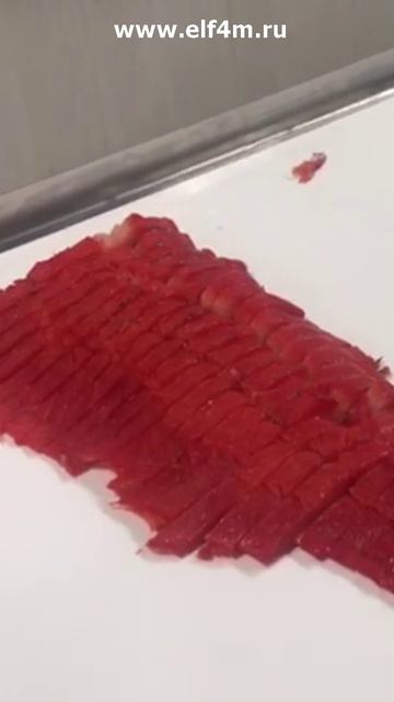 Нарезка красной рыбы на устройстве нарезки (рыбы, мяса, филе, овощей) ИПКС-074-01-200Ч(Н) смотреть онлайн