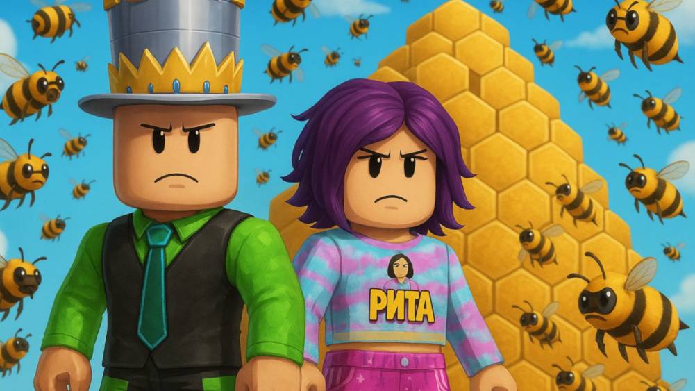 МЕНЯ укусили ТВОИ ПЧЕЛЫ! ВЫРАСТИ РАСТЕНИЯ и ПОСТРОИТЬ УЛЕЙ для ПЧЕЛ! Build A Beehive Big смотреть онлайн