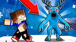 Я ВСТРЕТИЛ ЗАМОРОЖЕННОГО ОЛЕНЯ ИЗ 99 НОЧЕЙ В ЛЕСУ В МАЙНКРАФТ