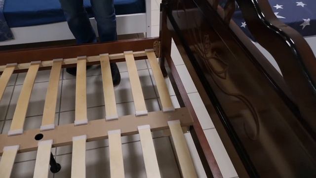 Карина-5 | кровать из массива сосны | Браво мебель Брянск смотреть онлайн