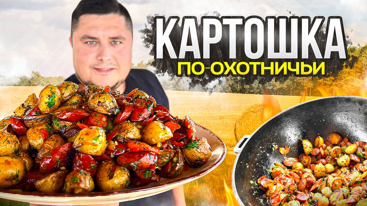 Картошка по-охотничьи в казане. Вкусный способ пожарить картофель! смотреть онлайн