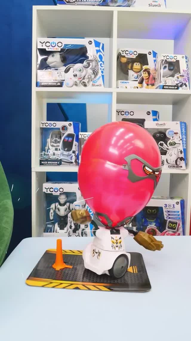 Тренировочная станция от YCOO! 🤖🎈 Робот Робокомбат спешит на поединок, осталось надуть шары! смотреть онлайн