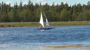 Белое море под парусами