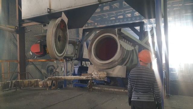 Роторно-наклонная печь РПН 10-6и виброзагрузчик ВЗ-4 Автотехторг смотреть онлайн