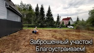Заброшенный участок! Дальше благоустраиваем! 🔥17.08.2025г #дача #заброшка #своимируками