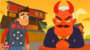 ШОУ ПРИВЕТ СОСЕД! ЧЕЛОВЕК-ПУЛЬТ И ДЕМОН ВАСИЛИЧ !ИГРА HELLO NEIGHBOR ПРОХОЖДЕНИЕ МОДА HELLO DEMON!