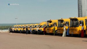 Новые школьные автобусы в Самарской области