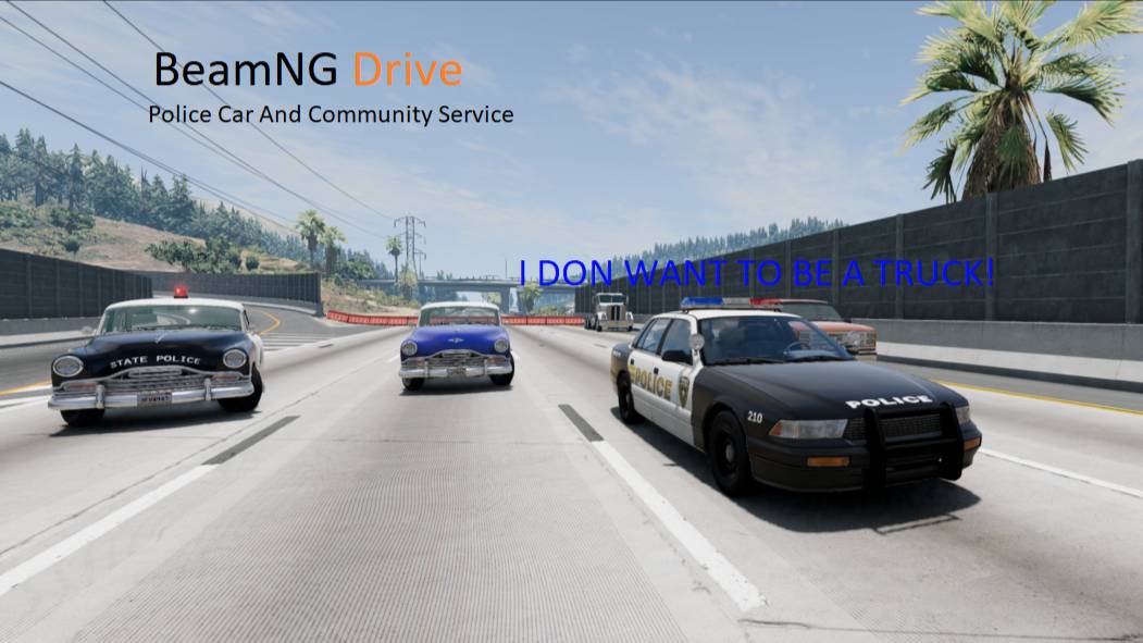 Beamng Drive Police Car And The Community Service
