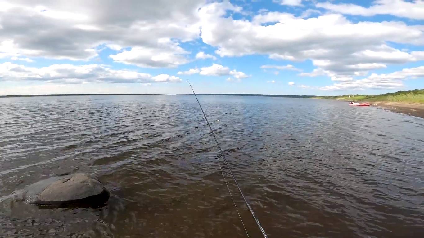 Рыбалка на спиннинг, ловля щуки на реке Енисей. смотреть онлайн