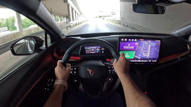 NEW Cupra Tavascan VZ 2025 (340 hp AWD) ｜ POV Test Drive #2496 Joe Black смотреть онлайн