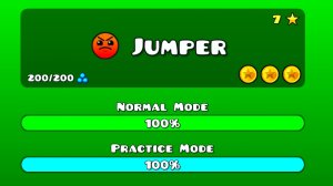 Geometry Dash - Level 7: Jumper (All coins)