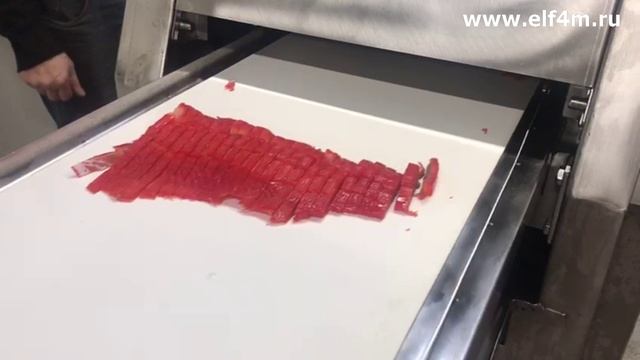 Нарезка красной рыбы на устройстве нарезки (рыбы, мяса, филе, овощей) ИПКС-074-01-200Ч(Н) смотреть онлайн