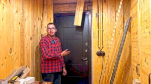 Шли к этому 2 года! Разобрали прихожую и установили новую дверь. Ищем грибы в окрестностях хутора