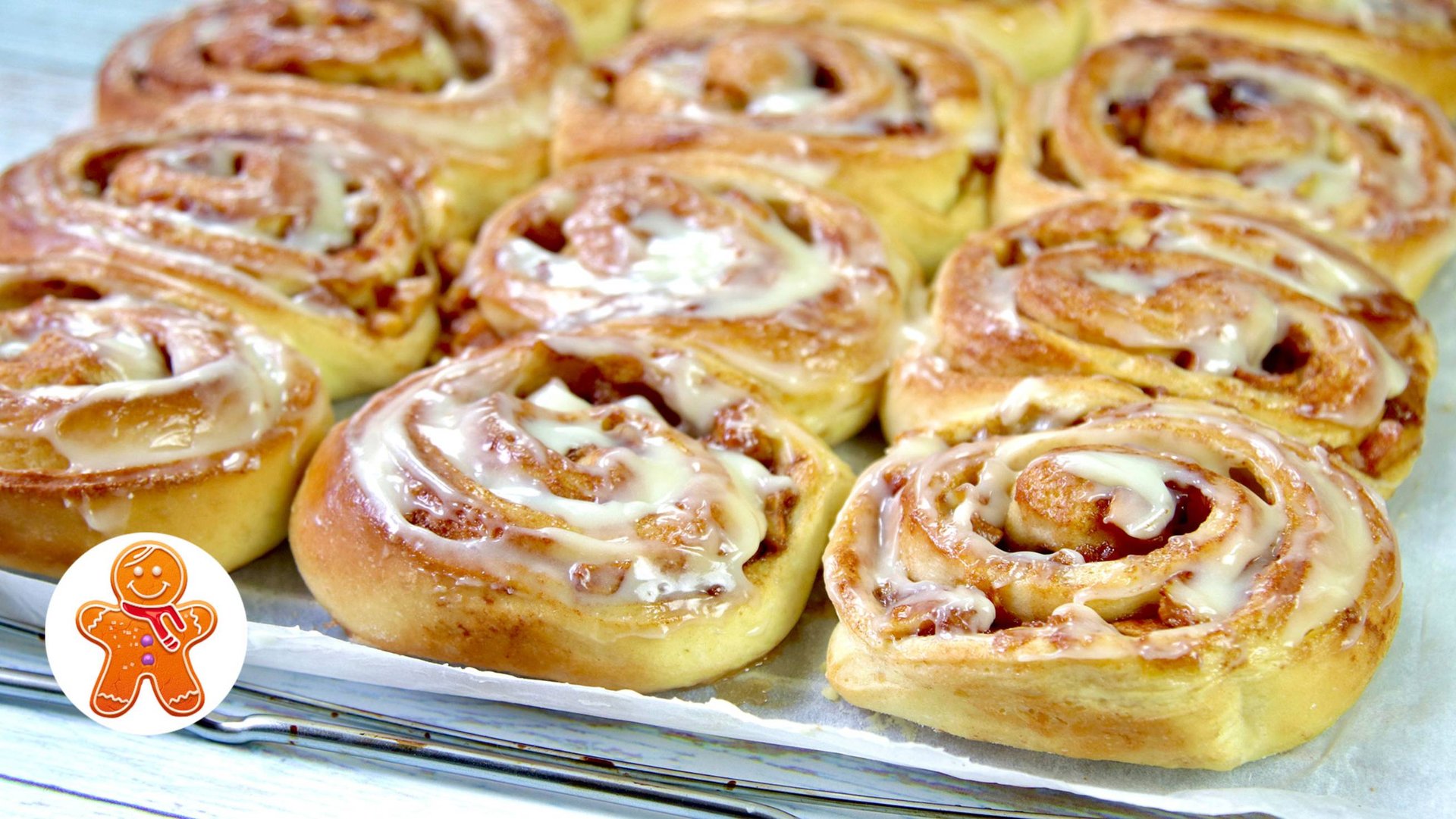 Яблочные Синнабоны 🥧 Очень вкусная домашняя выпечка смотреть онлайн