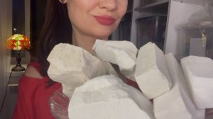 ASMR crunch of chalk&clay_Мел в пасте