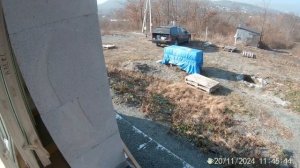 Дом из газоблока, своими руками. Лестница, установка окон.