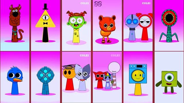 Incredibox Sprunki OC Фазы || Подборка битв пар Sprunki смотреть онлайн