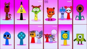 Incredibox Sprunki OC Фазы || Подборка битв пар Sprunki