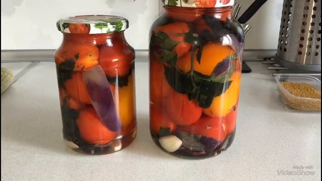 ВЫ ОБАЛДЕЕТЕ КАК ЭТО ВКУСНО! Помидоры на зиму с Базиликом! смотреть онлайн