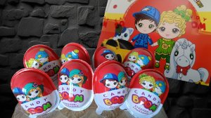 Распаковка #Kinder Куколки улыбашки от Candy boom