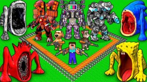 ВЫЖИВАНИЯ МОНСТРОВ-ПОЖИРАТЕЛЕЙ МОРЕЙ против ТЕЛЕВИЗИОНЩИКА ТИТАНА, МУЖЧИНЫ-ДИКТОРА И ЖЕНЩИНЫ