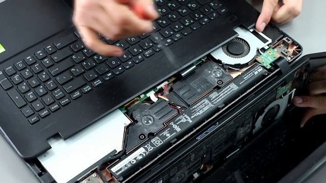 Как заменить аккумулятор для Asus (A41-X550E) X751l, X550E, K750j, X751m, X550D, K751S, 48Wh смотреть онлайн