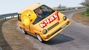 BeamNG🔥 - подборка аварий с обрывами (обрывные аварии в бимке)💥