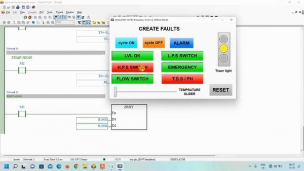 50(2)_Графика и моделирование освещения башни PLC HMI. Часть 2