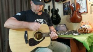 №3 Guitto GGP-05 и гитара становится трансакустической