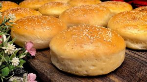Мягкие БУЛОЧКИ ДЛЯ БУРГЕРОВ как в лучших ресторанах — ГОТОВЯТСЯ ПРОСТО И ВСЕГДА ПОЛУЧАЮТСЯ!